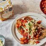 Sweet & Smoky Vegan Tomato Beans on Toast with Chipotle Sauerkraut